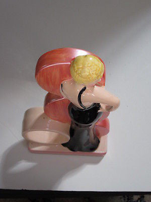 Marilyn Monroe  Mae  West  Bette Grable Ceramic table Clock Case Japanese