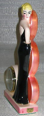 Marilyn Monroe Mae West Bette Grable Ceramic table Clock Quartz Alarm Japanese