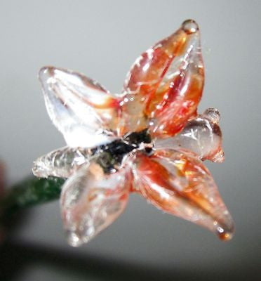 (4 PCs) Butterfly Lead Crystal Glass Cocktail Sticks Stix-Drink Stirrers