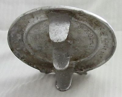 WWII W.W.2 American veteran's grave marker solid aluminum
