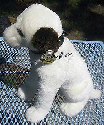 Nipper Victor Edison Dog 12" Plush RCA NOS "ELVIS PRESLEY" Logo EmbroiderED
