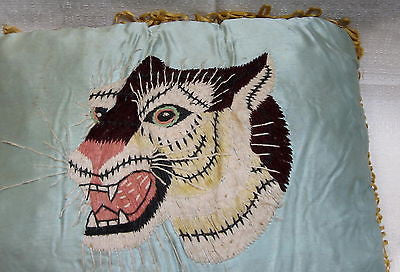 VIET NAM WAR Hand Embroidered Tiger Sweetheart Pillow Sham