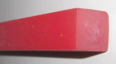 Bakelite Catalin rod 1/4" square by 6" salmon pink sold by the piece Katalin USA