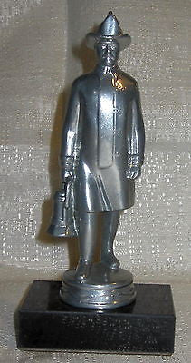 Fireman firefighter with a lantern an Aluminum Figurine