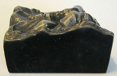 WWII U.S.Army Airborne Paratrooper bookend door stop brass USMC very heavy USA