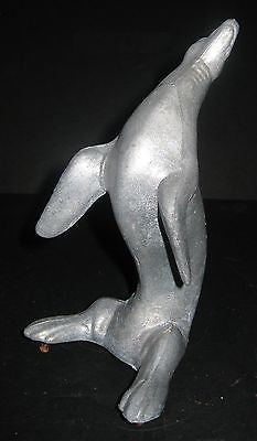 Seal Aluminum metal figurine off of Art Deco bookends and lamps USA