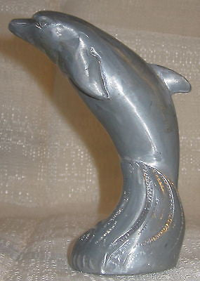 Dolphin Mamal Fish Bottle Opener or Paper weight -  Aluminum finish- metal