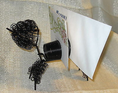 1970's Eames Style Retro Poodle Dog Letter Holder Metal + comes in Black Metal