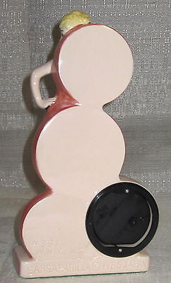 Marilyn Monroe Mae West Bette Grable Ceramic table Clock Quartz Alarm Japanese