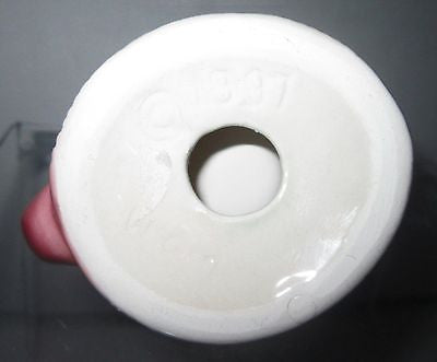 Flamingo sitting candlesticks c1987 2" x 3" ceramic  a pair 2 Pcs