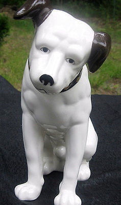 Nipper Victor Edison dog ceramic 6" coin bank NOS old stock phonograph