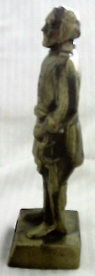 Confederate Civil War General Robert E. Lee statue brass all Metal 7-3/4" tall