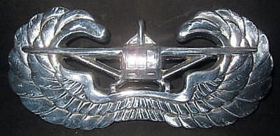 WWII U.S. Army Airborne Paratrooper Glider Plane Wings Plaque-Alum, USMC,9" long