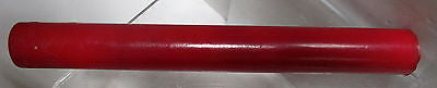 Bakelite Catalin Translucent Red Rod 3/8" Dia Round 15-3/8"  Long Katalin USA