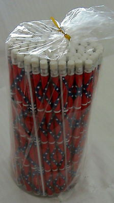 Confederate Civil War standard pencils set of 10 pencils for one price