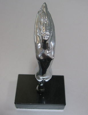 A Stunning  Nymph Auto Car Hood Orement Mascot- Aluminum metal