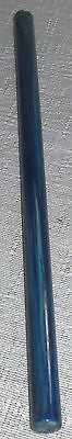 Bakelite Catalin Rod Mottled-Marbled Blue 7/16"  x  9-3/8"  30 Grams Katalin USA