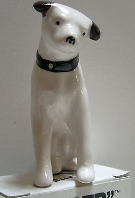Nipper Victor Edison Dog Ceramic 3" Ceramic Figurine - NOS New Old stoCK