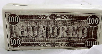 Confederate Civil War Lucy Pickens $100 ceramic money banks