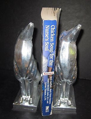 Frankart Greyhound -Dog Art Deco Highly Polished Aluminum Bookends USA a Pair