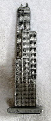 Sears Tower Building Chicago, Il Pewter finish, Made in the USA