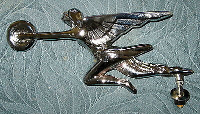 Packard re-issue auto car hood ornament mascot triple chrome metal made in USA