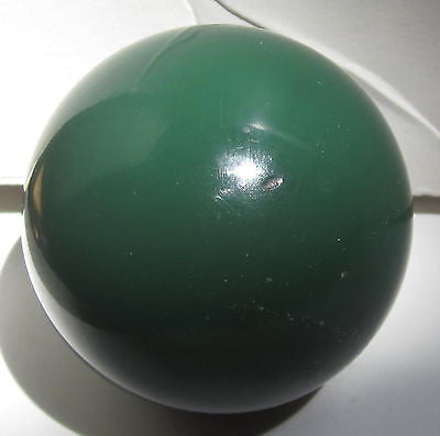 Bakelite Catalin Huge Green 2" Bead Ball Katalin