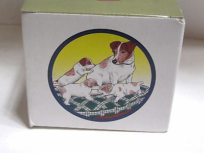Jack Russell Terrier Dog Coffee Mug Cup Ceramic  c1993 very large 13 ouncES