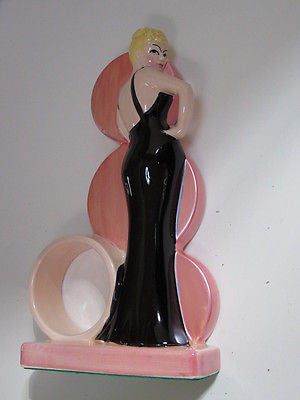 Marilyn Monroe  Mae  West  Bette Grable Ceramic table Clock Case Japanese