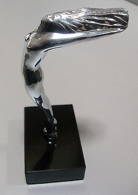 A Stunning  Nymph Auto Car Hood Orement Mascot- Aluminum metal
