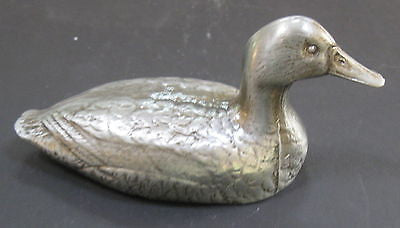 DUCK - MALLARD Floating Bottle Opener - Pewter Finish-  NOS