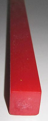 Bakelite Catalin Rods Salmon Pink 1/4" x 1/4" Square x 6" Sold by the piece,eaCH