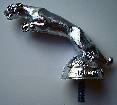1950's Jaguar auto car hood ornament mascot by Hoffman made in the USA