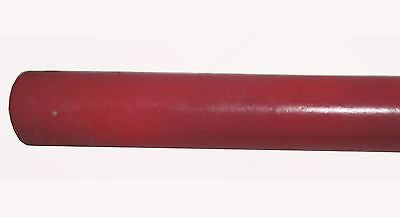 Bakelite Catalin Translucent Red Rod 3/8" Dia Round 15-3/8"  Long Katalin