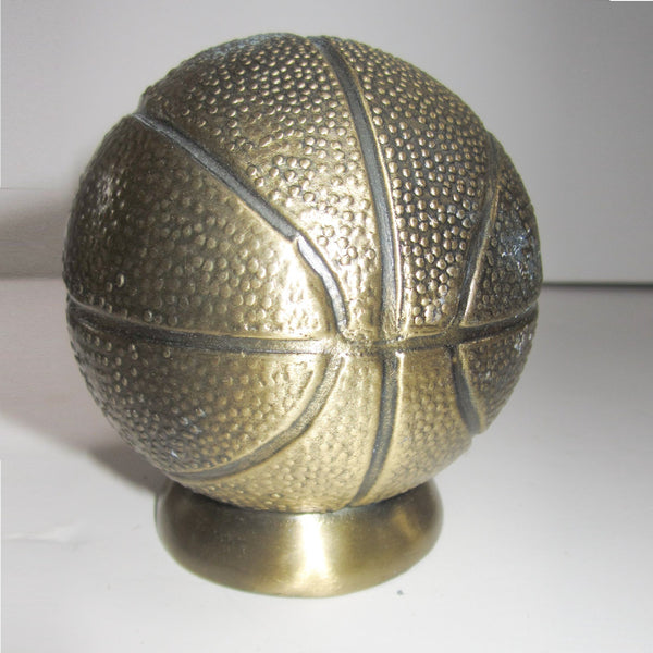 Basketball Ball Huge Vintage Bottle Opener Antique Brass metAL