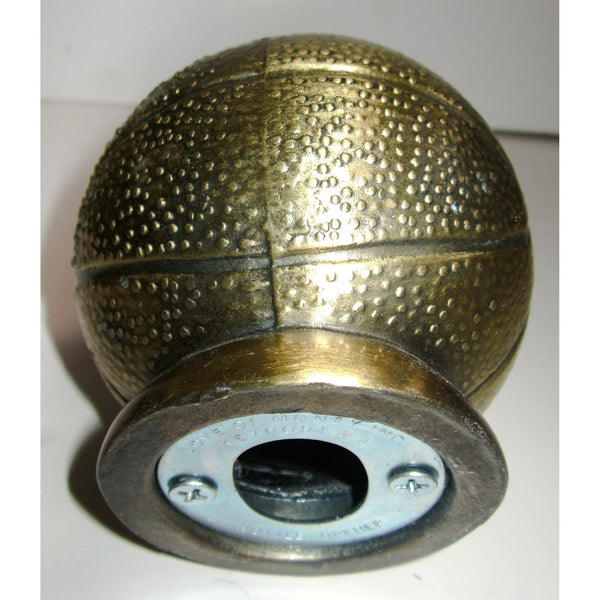 Basketball Ball Huge Vintage Bottle Opener Antique Brass metAL