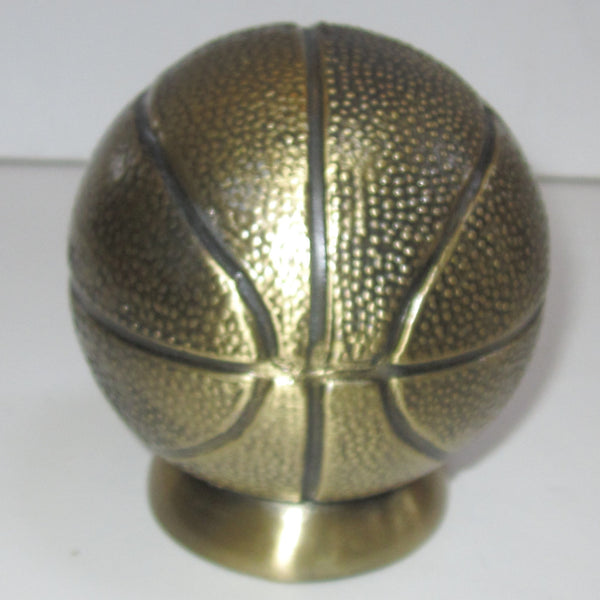 Basketball Ball Huge Vintage Bottle Opener Antique Brass metAL