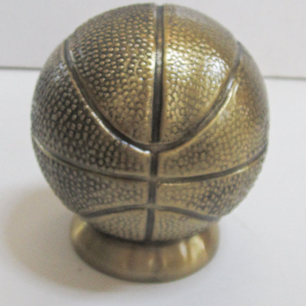 Basketball Ball Huge Vintage Bottle Opener Antique Brass metAL