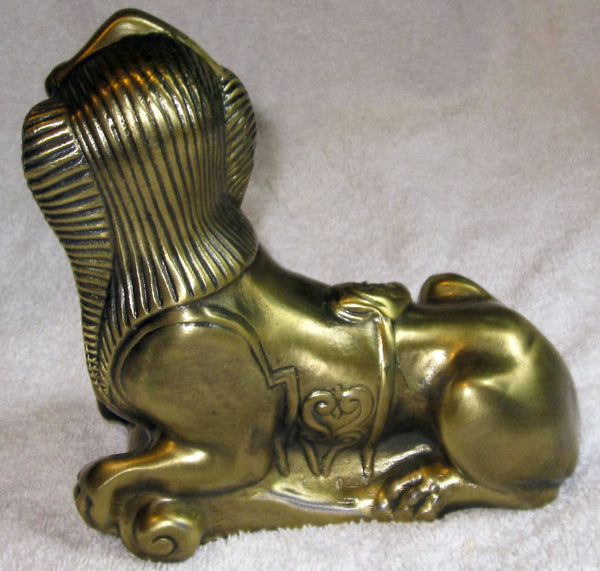 Egyptian Sphinx brass statue