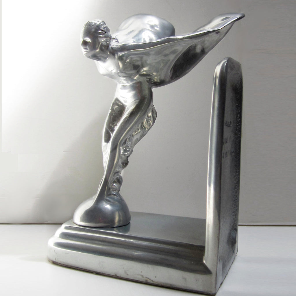 Art Deco Winged Lady Rolls-style doorstop