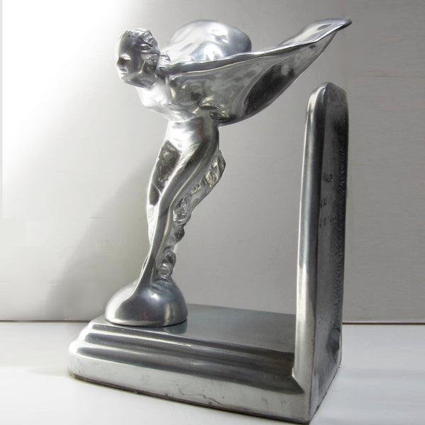 Art Deco Winged Lady Rolls-style doorstop